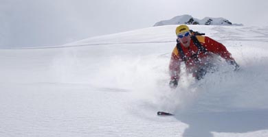 Skitouring on Decker Mountain